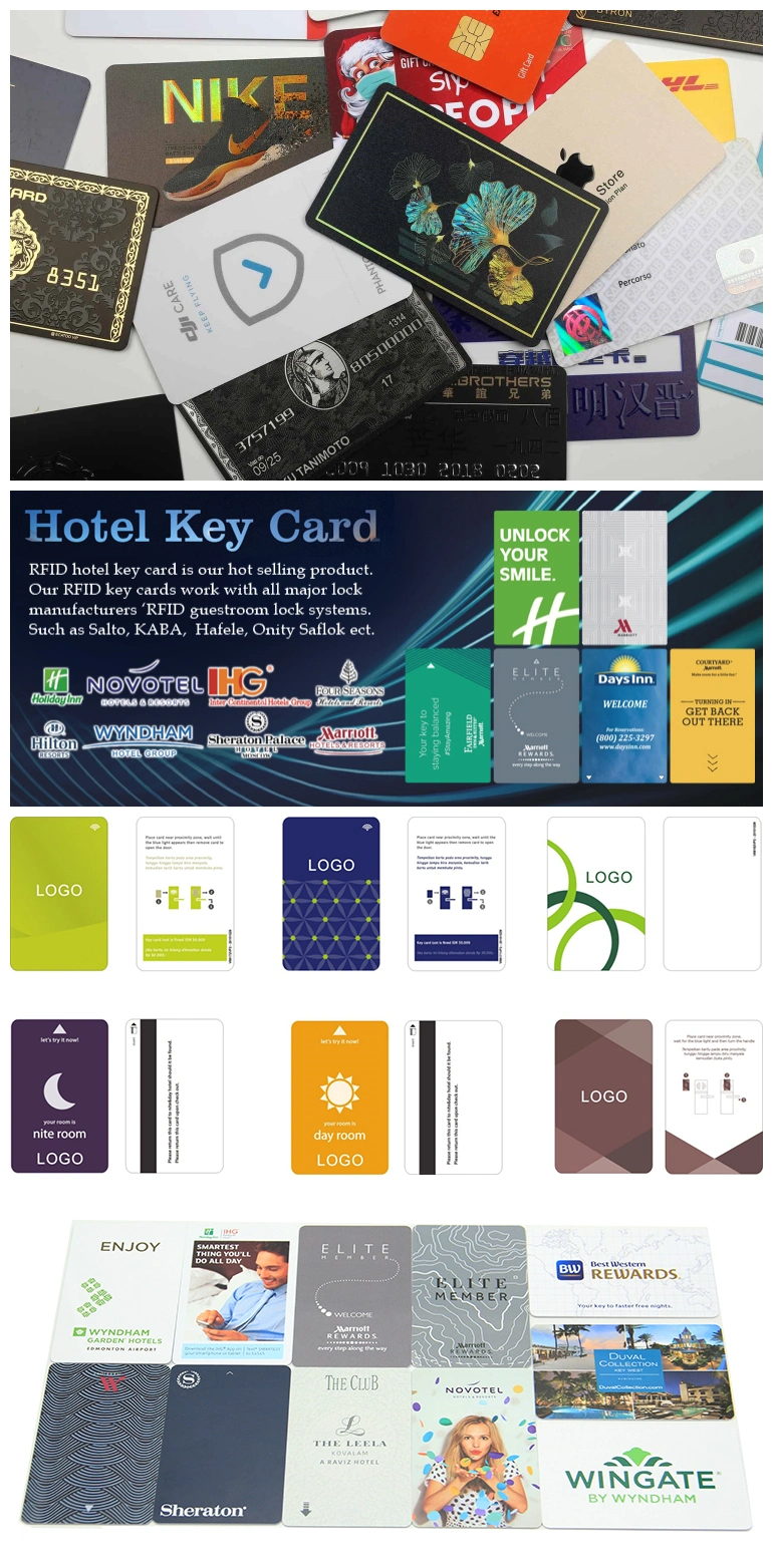 Wholesale Custom Logo Blank ID Hotel Prepaid Key Plastic PVC Transparent Visiting Paper Gold Foil VIP Loyalty Membership Discount Gift Name Metal Business Card