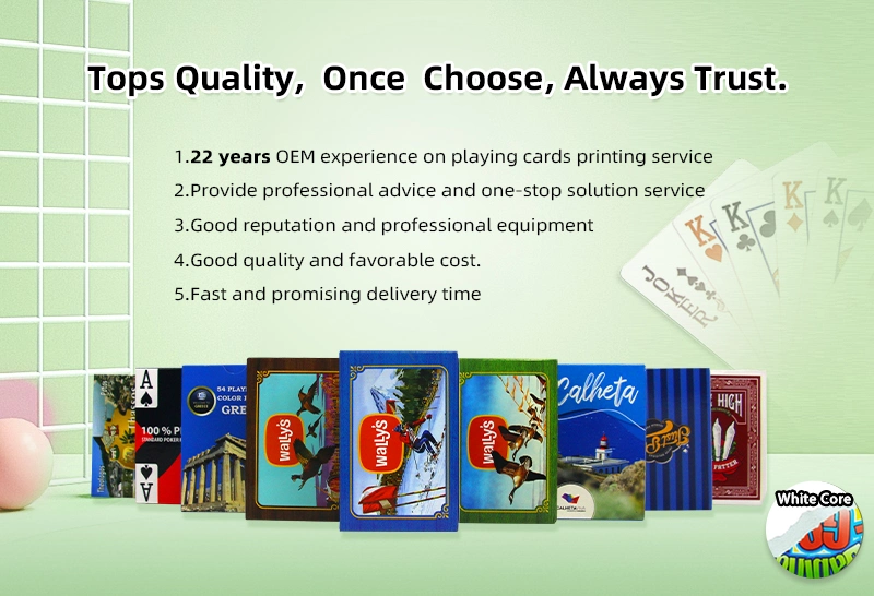 China Manufacturer Logo Printing Customized Luxury Plastic Poker Card Personalized Playing Cards