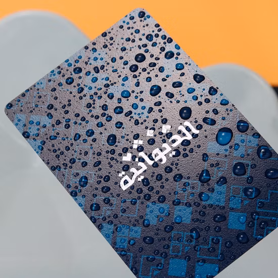 Kuwait Qatar Saudi Arabia Custom Logo Plastic High Quality Packaging Tuck Boxes Plastic Box Waterproof 100% PVC Plastic Playing Card