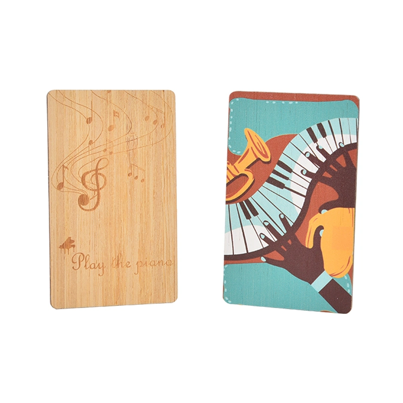 Eco-Friendly Membership Card Bamboo Material NFC Business Gift Cards