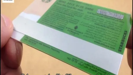 薬局用磁気ストライプ付き不透明/フロスト PVC カード