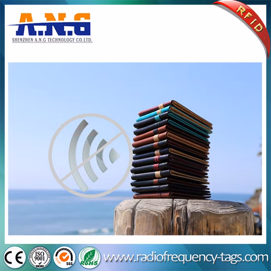 アルミ箔を使用したRFID保護スリーブ/スキャナ保護カードの印刷