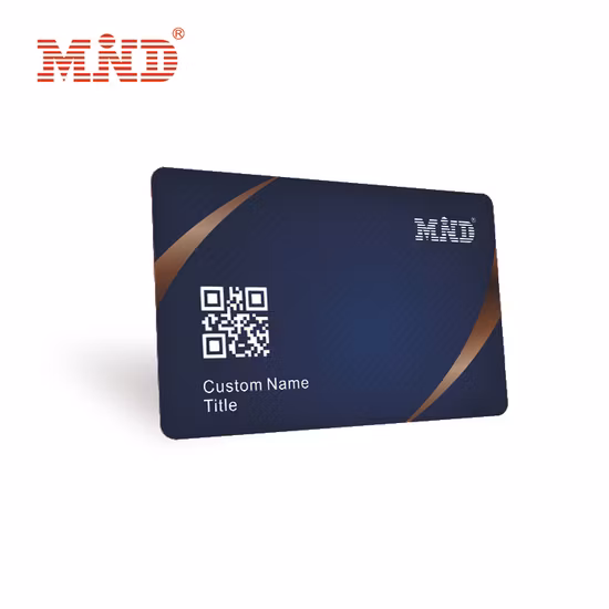 メーカー Huahao のカスタマイズされた両面印刷可能な RFID プラスチック PVC 名刺 (インクジェット プリンター付き)